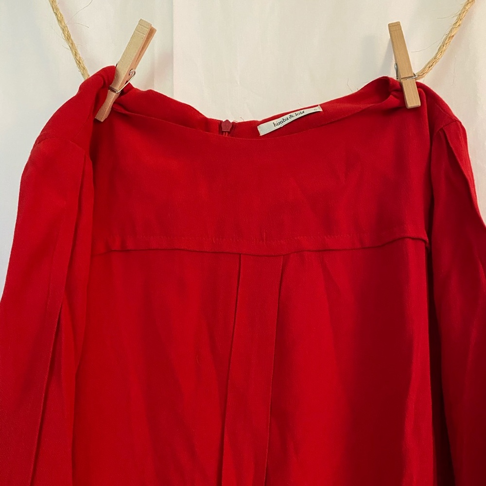 Bimba y Lola red dress